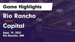 Rio Rancho  vs Capital  Game Highlights - Sept. 19, 2023