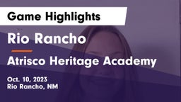 Rio Rancho  vs Atrisco Heritage Academy Game Highlights - Oct. 10, 2023