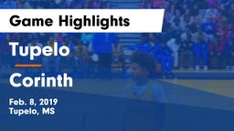 Tupelo  vs Corinth  Game Highlights - Feb. 8, 2019