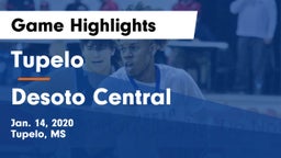 Tupelo  vs Desoto Central Game Highlights - Jan. 14, 2020