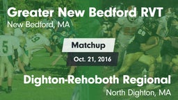 Matchup: Greater New Bedford vs. Dighton-Rehoboth Regional  2016