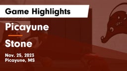 Picayune  vs Stone  Game Highlights - Nov. 25, 2023