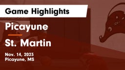 Picayune  vs St. Martin  Game Highlights - Nov. 14, 2023