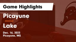 Picayune  vs Lake  Game Highlights - Dec. 16, 2023