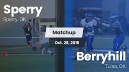 Matchup: Sperry  vs. Berryhill  2016