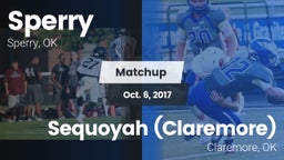 Matchup: Sperry  vs. Sequoyah (Claremore)  2017