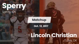 Matchup: Sperry  vs. Lincoln Christian  2017