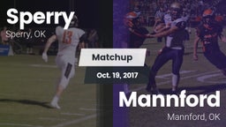 Matchup: Sperry  vs. Mannford  2017