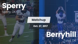 Matchup: Sperry  vs. Berryhill  2017