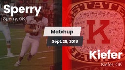 Matchup: Sperry  vs. Kiefer  2018