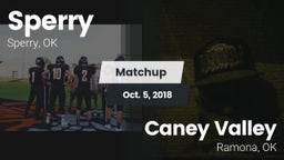 Matchup: Sperry  vs. Caney Valley  2018