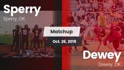 Matchup: Sperry  vs. Dewey  2018
