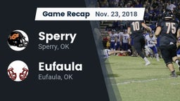 Recap: Sperry  vs. Eufaula  2018