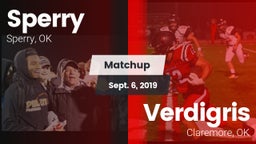 Matchup: Sperry  vs. Verdigris  2019