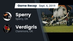 Recap: Sperry  vs. Verdigris  2019