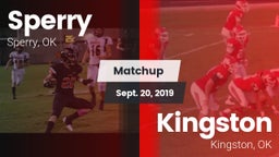 Matchup: Sperry  vs. Kingston  2019