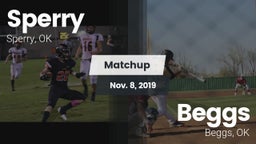 Matchup: Sperry  vs. Beggs  2019