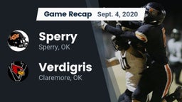 Recap: Sperry  vs. Verdigris  2020