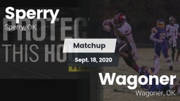 Matchup: Sperry  vs. Wagoner  2020