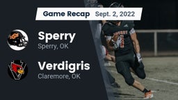 Recap: Sperry  vs. Verdigris  2022