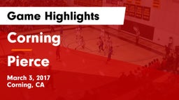 Corning  vs Pierce Game Highlights - March 3, 2017