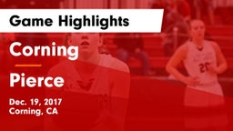 Corning  vs Pierce Game Highlights - Dec. 19, 2017