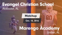 Matchup: Evangel Christian vs. Marengo Academy  2016