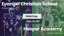 Matchup: Evangel Christian vs. Hooper Academy  2017