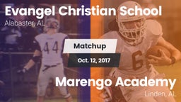 Matchup: Evangel Christian vs. Marengo Academy  2017