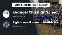 Recap: Evangel Christian School vs. Lighthouse Homeschool Athletics 2020