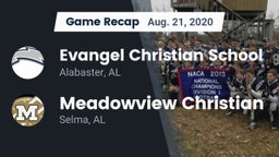 Recap: Evangel Christian School vs. Meadowview Christian  2020