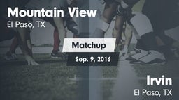 Matchup: Mountain View High vs. Irvin  2016