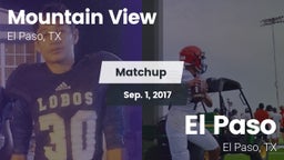 Matchup: Mountain View High vs. El Paso  2017