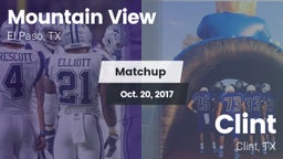 Matchup: Mountain View High vs. Clint  2017