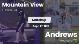 Matchup: Mountain View High vs. Andrews  2019