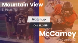 Matchup: Mountain View High vs. McCamey  2019