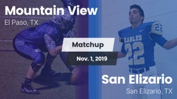 Matchup: Mountain View High vs. San Elizario  2019