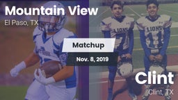 Matchup: Mountain View High vs. Clint  2019