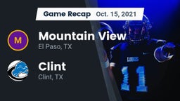 Recap: Mountain View  vs. Clint  2021