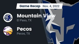 Recap: Mountain View  vs. Pecos  2022