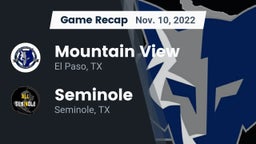 Recap: Mountain View  vs. Seminole  2022