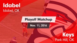 Matchup: Idabel  vs. Keys  2016