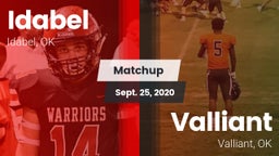 Matchup: Idabel  vs. Valliant  2020