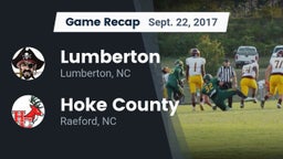 Recap: Lumberton  vs. Hoke County  2017