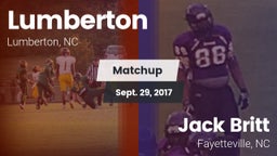 Matchup: Lumberton High vs. Jack Britt  2017