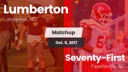 Matchup: Lumberton High vs. Seventy-First  2017