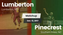 Matchup: Lumberton High vs. Pinecrest  2017