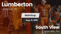 Matchup: Lumberton High vs. South View  2018