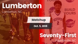 Matchup: Lumberton High vs. Seventy-First  2018