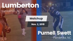 Matchup: Lumberton High vs. Purnell Swett  2018